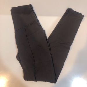 dark brown/purple aerie leggings - with pockets